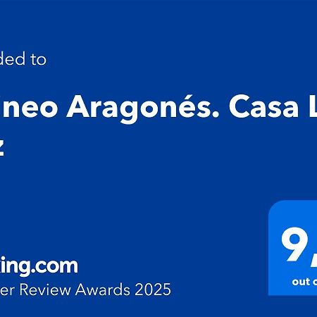 Villa Pirineo Aragones. Casa La Paz à Sabiñánigo Extérieur photo