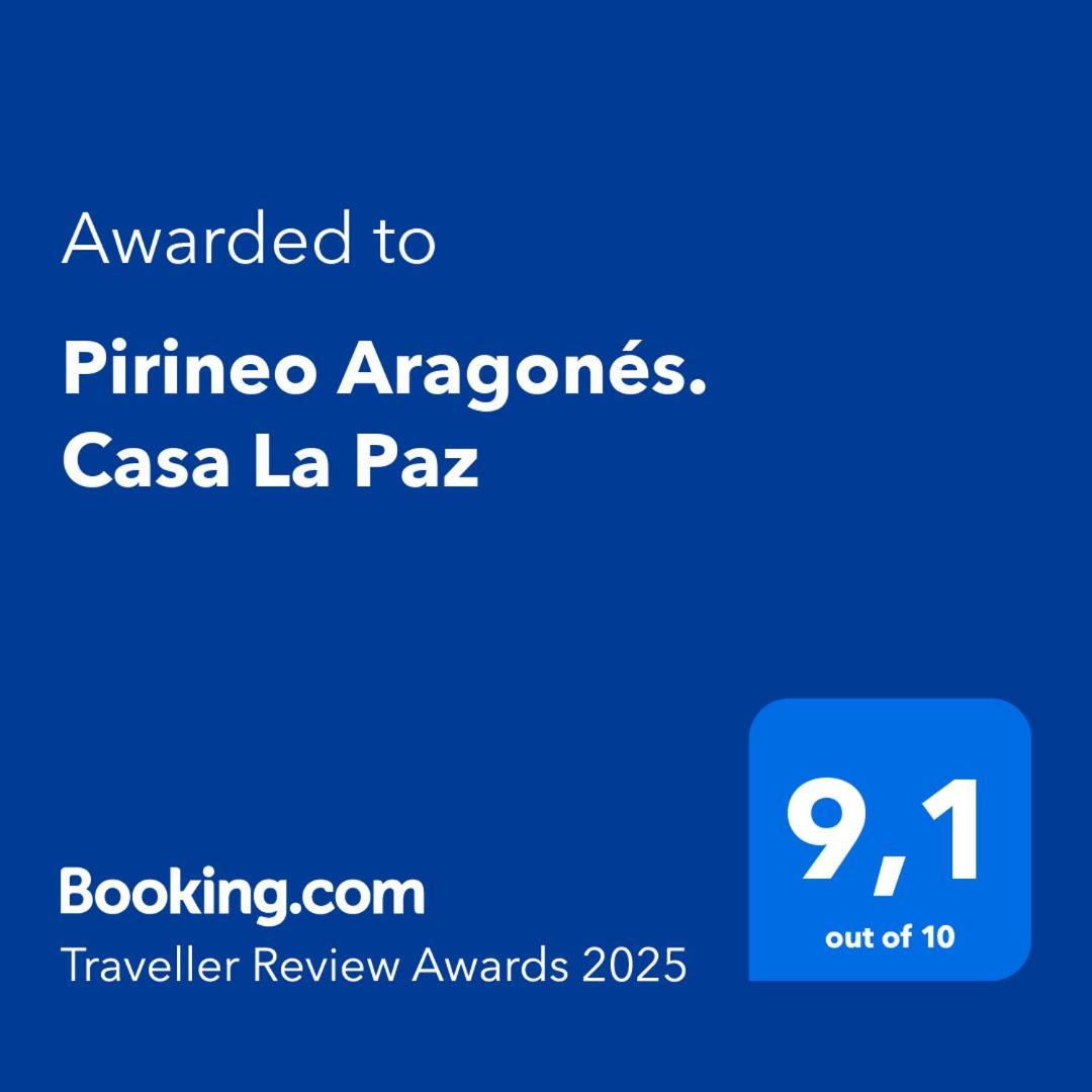 Villa Pirineo Aragones. Casa La Paz à Sabiñánigo Extérieur photo